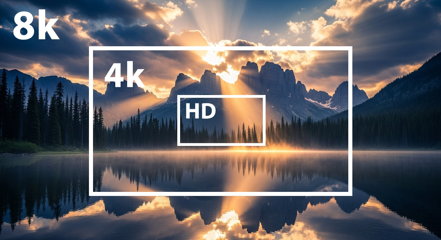 مقایسه تلویزیون 4K و 8K