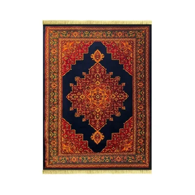 فرش 700 شانه آکریلیک کد 703 سرمه ای