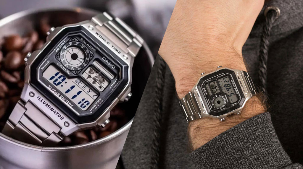 تنظیم ساعت کاسیو AE-1200WHD؛ گام به گام برای یک تجربه دقیقتر 3 تنظیم ساعت کاسیو ae-1200whd