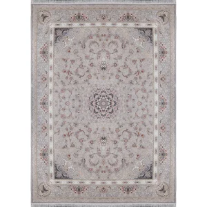 فرش 1500 شانه طرح آریا مهر زمینه صدفی