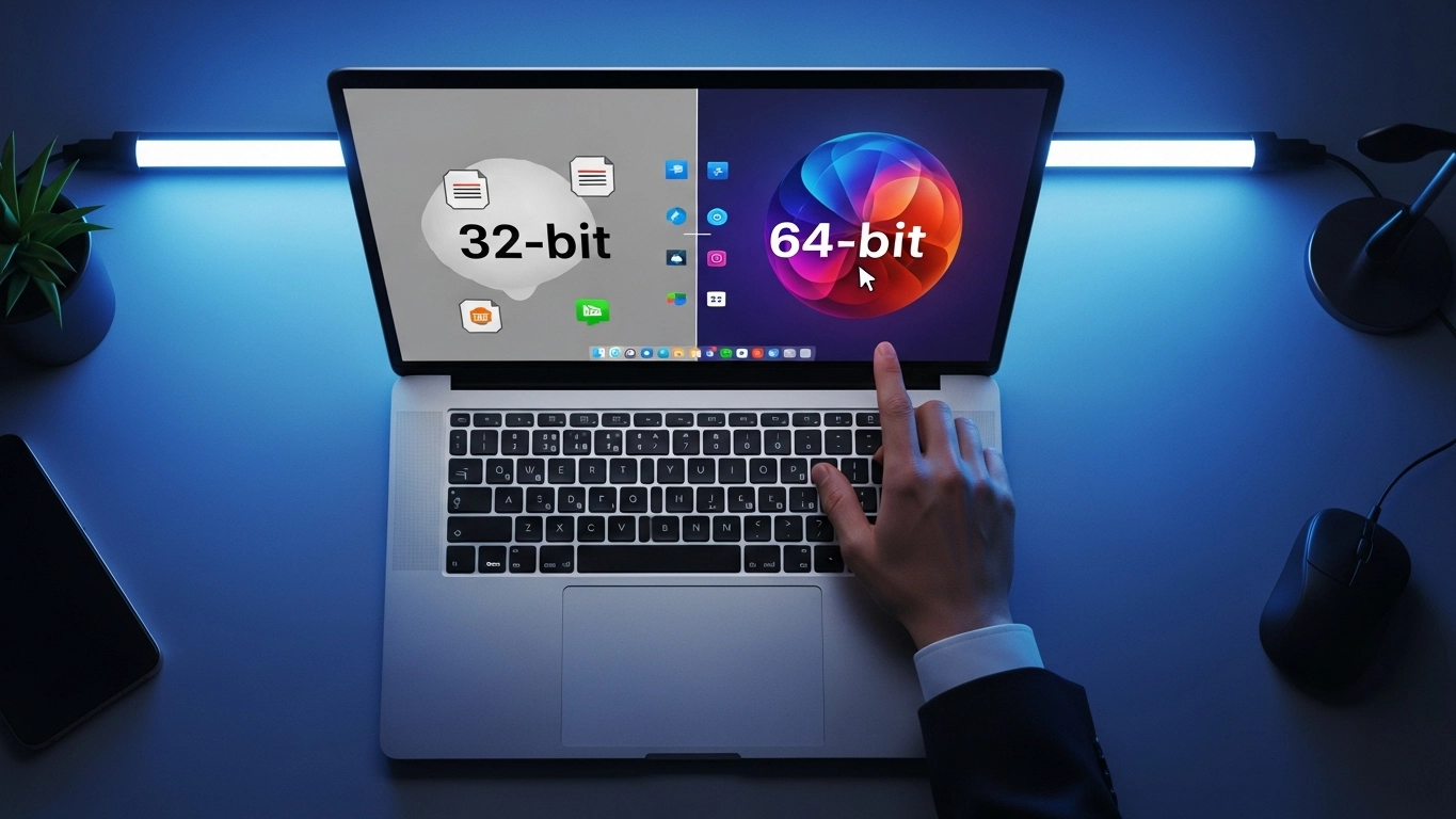 تشخیص چند بیتی بودن ویندوز