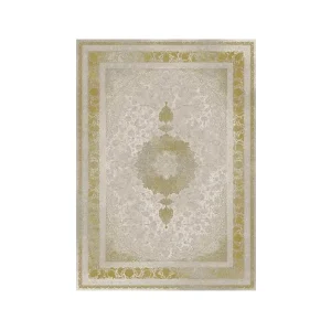 فرش 1200 شانه وستا کد 15004 با تراکم 3600 گردویی طلایی