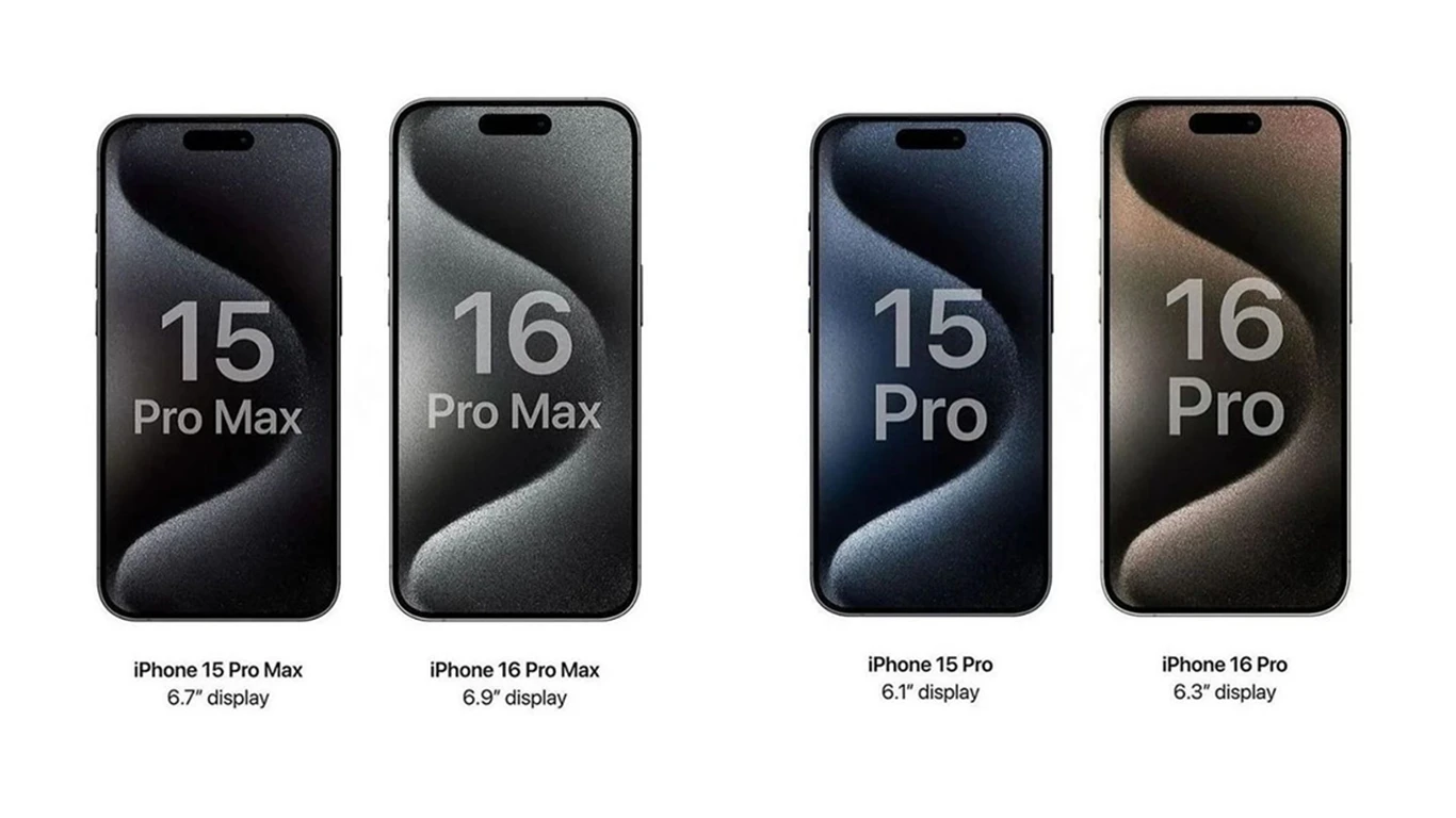 نمایشگر آیفون 16