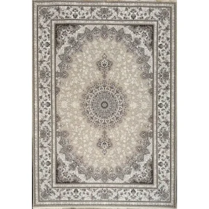 فرش 1200 شانه اکرلیک طرح نگین زمینه صدفی