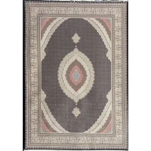 فرش 1200 شانه اکرلیک طرح ریز ماهی زمینه سرمه ای