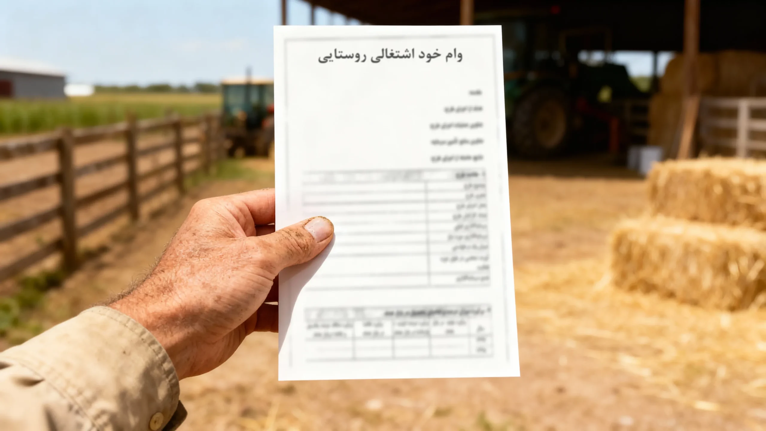 وام خود اشتغالی روستایی