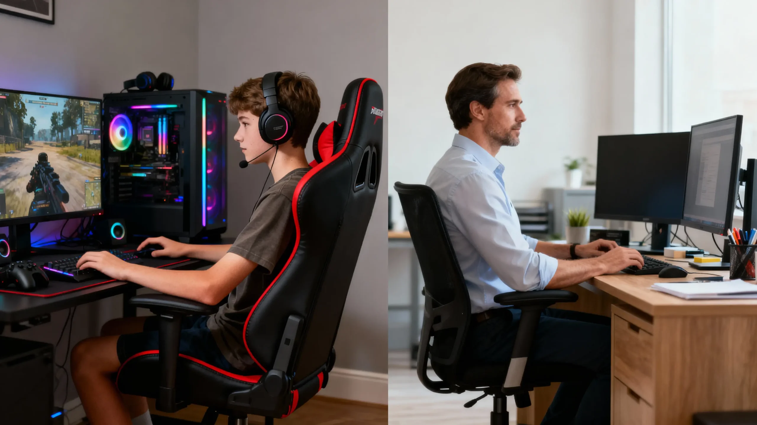 ارگونومی و استفاده طولانی مدت از صندلی