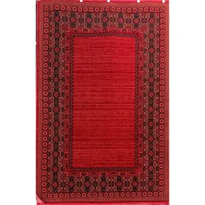 فرش 700 شانه اکرلیک طرح سوزان زمینه لاکی