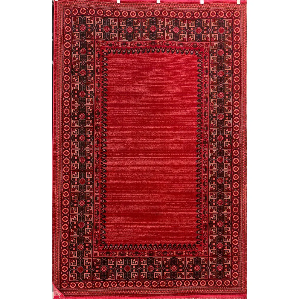 فرش 700 شانه آکرلیک تراکم 2100 مهبافت مدل سوزان رنگ زمینه لاکی