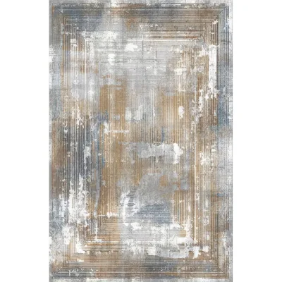 فرش ماشینی مدرن هانوکس طرح رنگو کد HAM.455.1