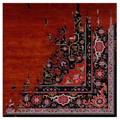 Hanox Square Machine-Made Carpet, “Graal” Design, Model HAN.103.1