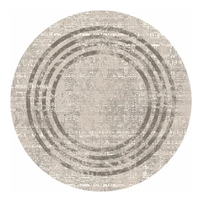 Hanox round machine-made carpet, Gino's design, code HAGB.120.1