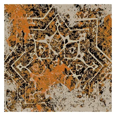 Hanox square machine-made carpet, Rifa design, code HAN.148.1