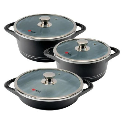 سرویس قابلمه 6 پارچه طرح ایتالیا B کد IB0612