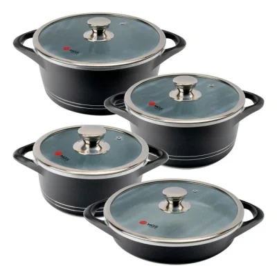 سرویس قابلمه 8 پارچه طرح ایتالیا B کد IB0812