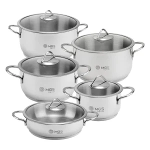 سرویس قابلمه 10 پارچه ام جی اس استیل CWS2110