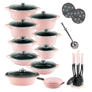 سرویس قابلمه 33 پارچه ام جی اس گرانیت طرح B ایتالیا