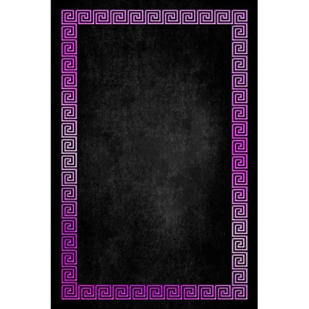 فرش مدرن هانوکس طرح ورساچ ساده کد HAM.429.1 بنفش