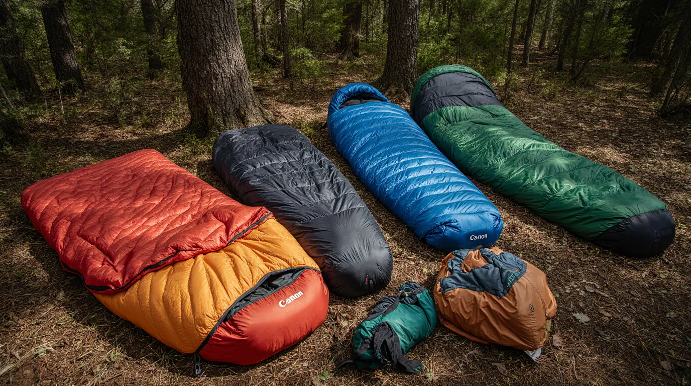 کیسه خواب در طبیعت