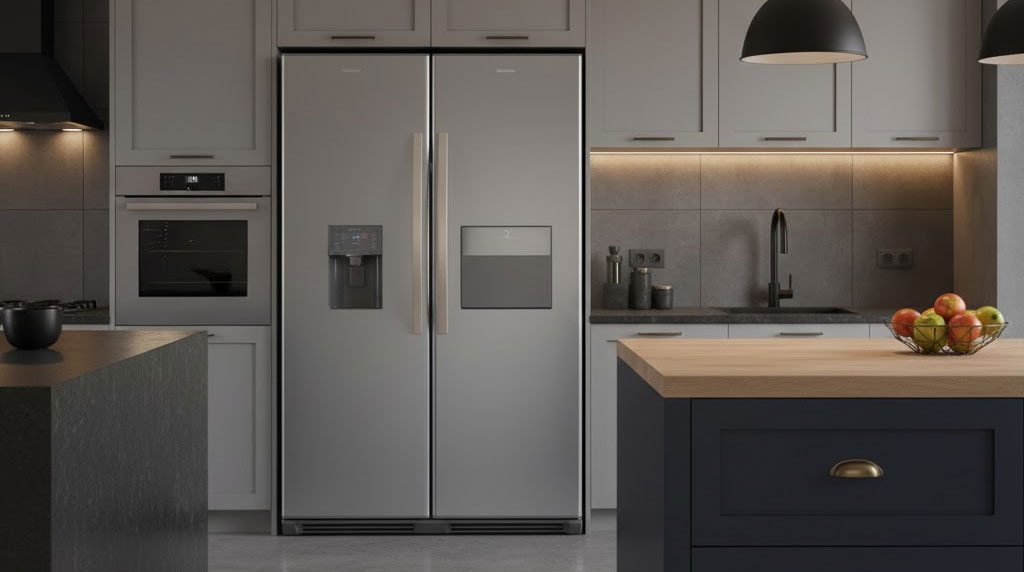 یخچال دوقلو هیمالیا مدل پانوراما استیل 1 یخچال دوقلو هیمالیا مدل پانوراما استیل