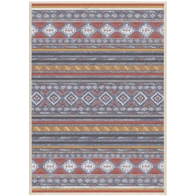 فرش ماشینی مینیمال هانوکس طرح پیران کد HANM.006