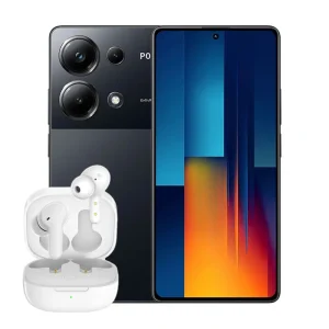 گوشی موبایل پوکو M6 Pro 4G ظرفیت 256 گیگابایت رم 8 گیگابایت - به همراه هندزفری QCY T13