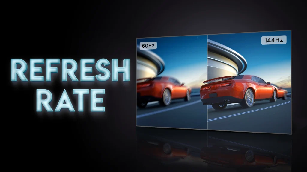 رفرش ریت در تلویزیون