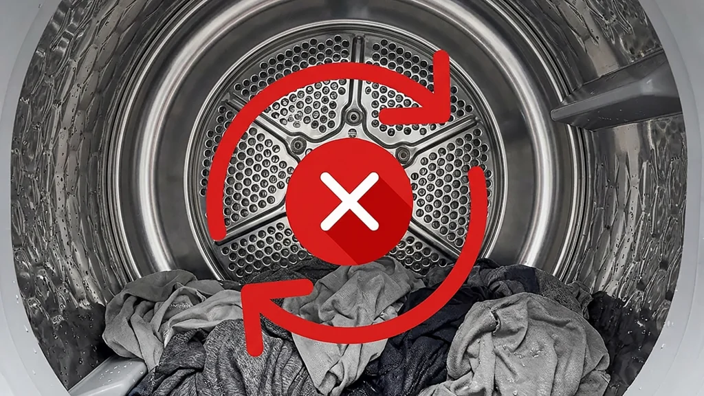 علت نچرخیدن دیگ ماشین لباسشویی