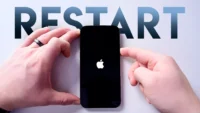 ری استارت آیفون