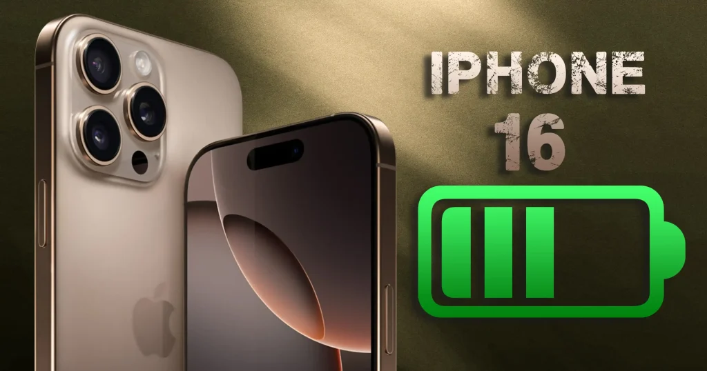 افزایش طول عمر باتری آیفون 16