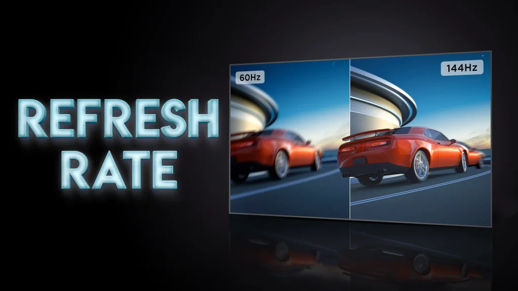 رفرش ریت در تلویزیون