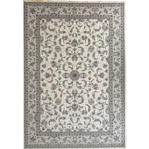 فرش 1200 شانه اکرلیک طرح آوا زمینه کرم