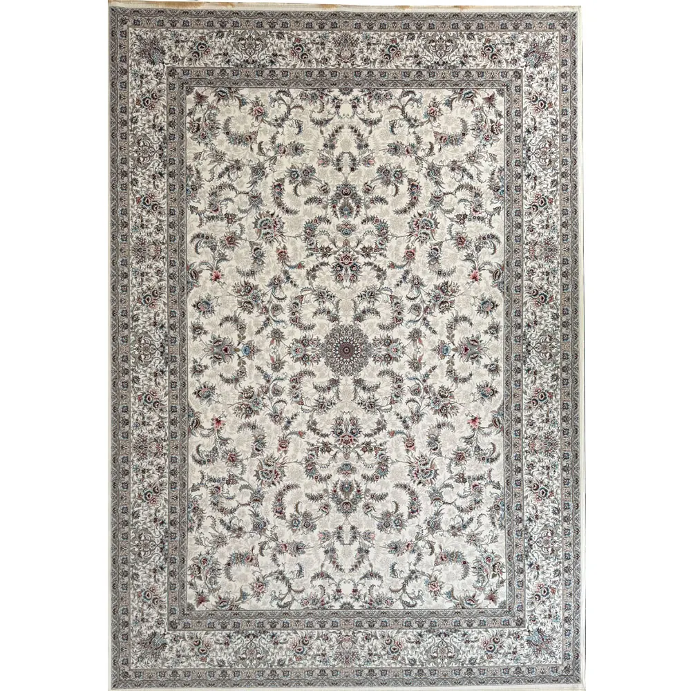 فرش 1200 شانه اکرلیک طرح آوا زمینه کرم