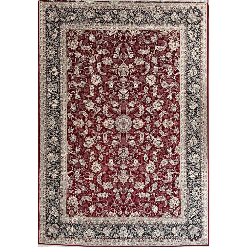 فرش 1200 شانه اکرلیک طرح آوا زمینه لاکی