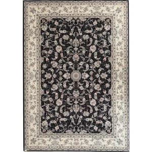 فرش 1200 شانه اکرلیک طرح آوا زمینه سرمه ای