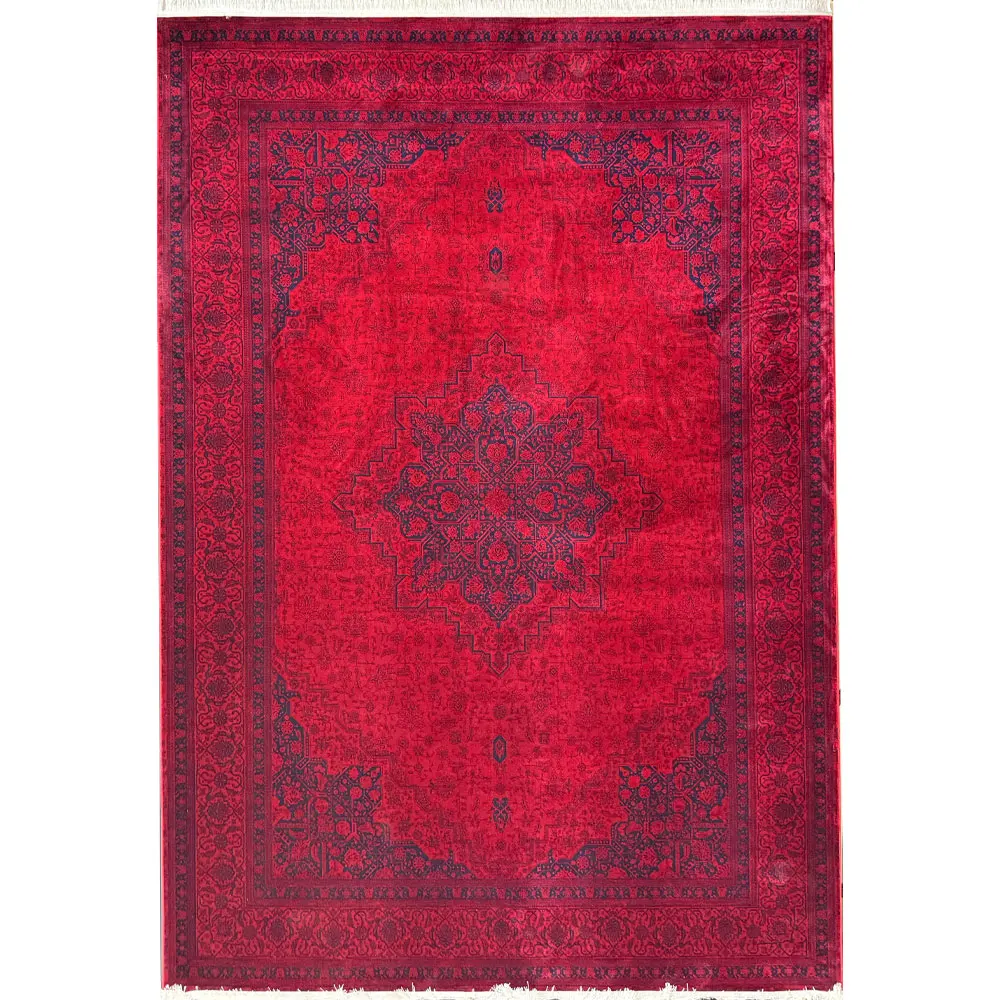 فرش 1200 شانه اکرلیک طرح 4036 زمینه لاکی