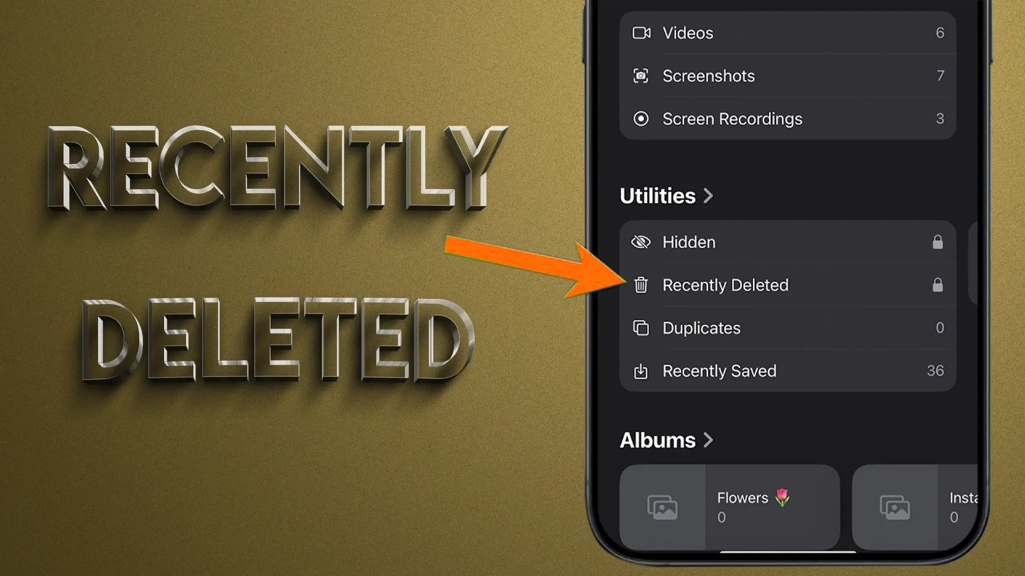 بازیابی از سطل زباله گالری