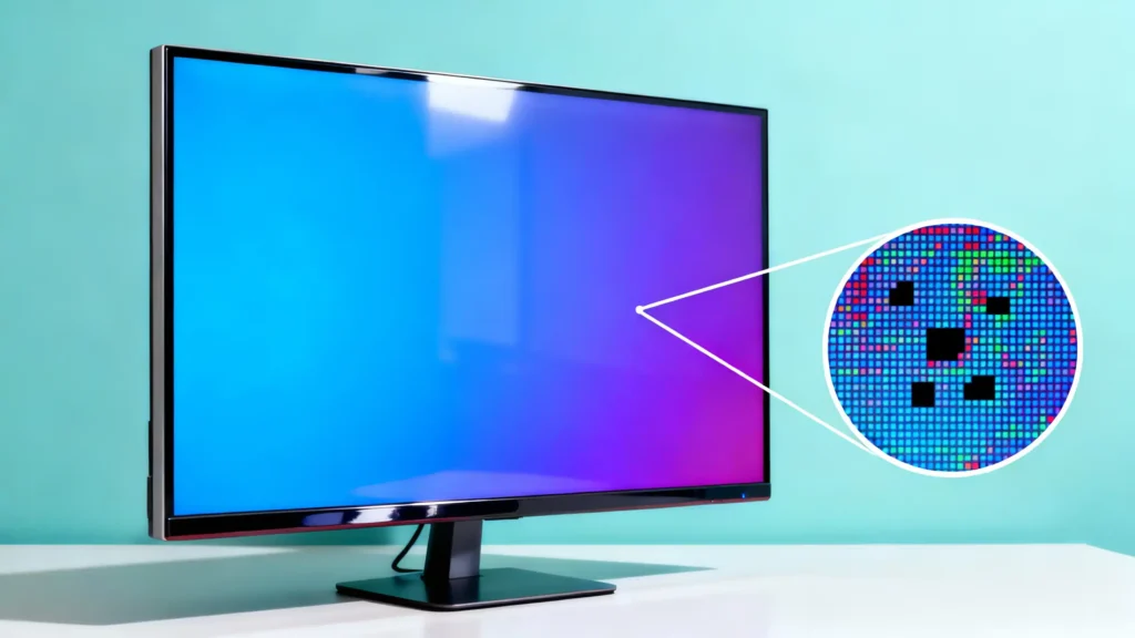 سوختگی پیکسل تلویزیون