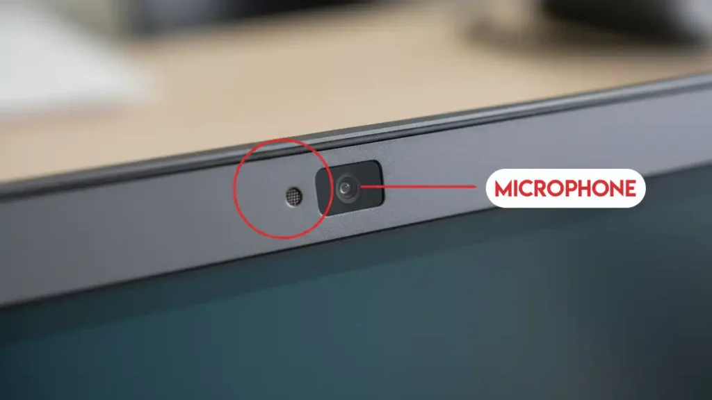 میکروفون لپ تاپ کجاست؟