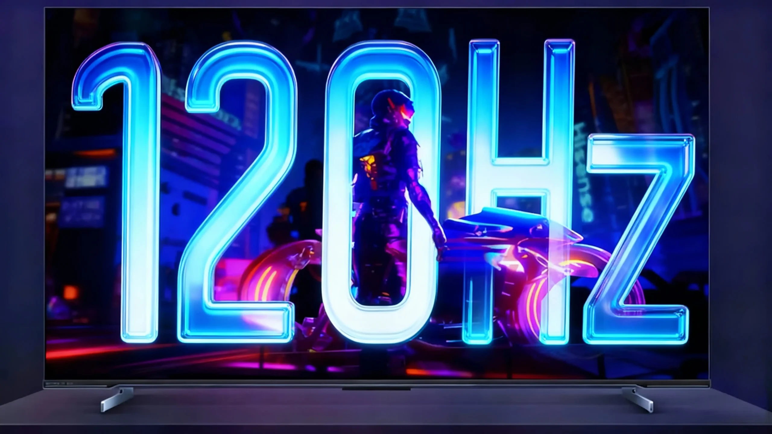 تصویری از تلویزیون گیمینگ با رزولوشن بالا