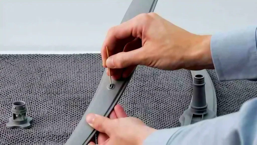 گیر کردن جسم خارجی در بازوی اسپری (آبپاش)