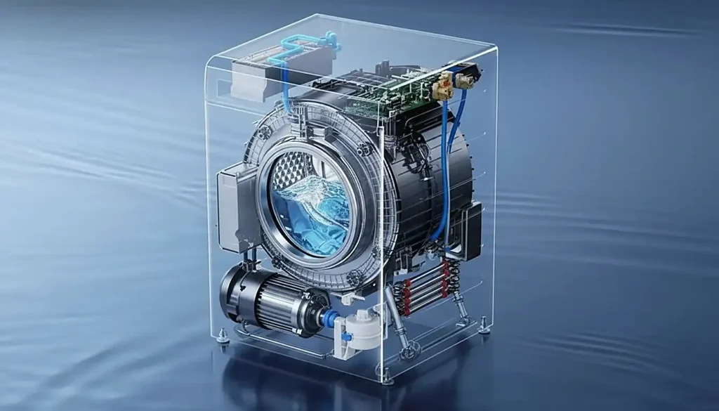 خرابی قطعات داخلی لباسشویی