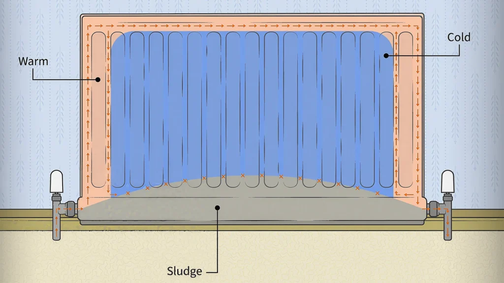 رسوب گرفتن شوفاژ