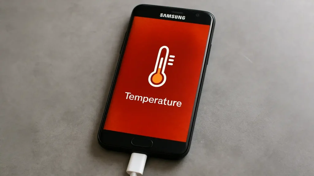 داغ شدن گوشی روی فست شارژ گوشی سامسونگ