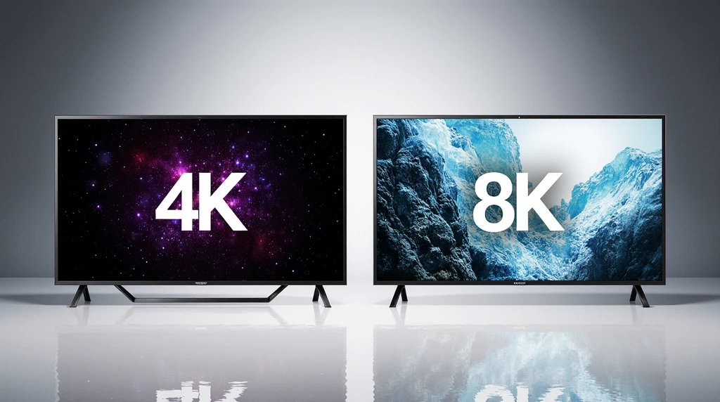 تفاوت‌های تلویزیون‌های 4K و 8K