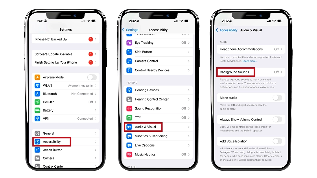 تبدیل آیفون به دستگاه نویز آرام‌بخش
