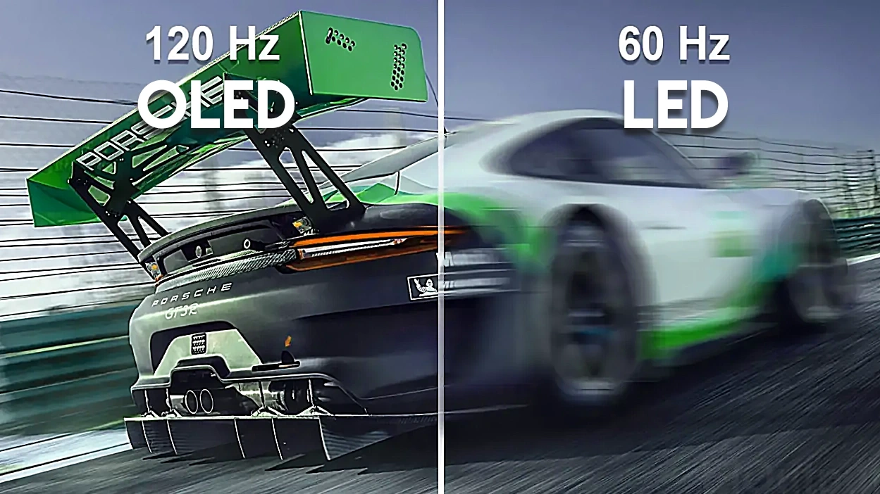 رفرش ریت در تلویزیون‌های LED، OLED و QLED