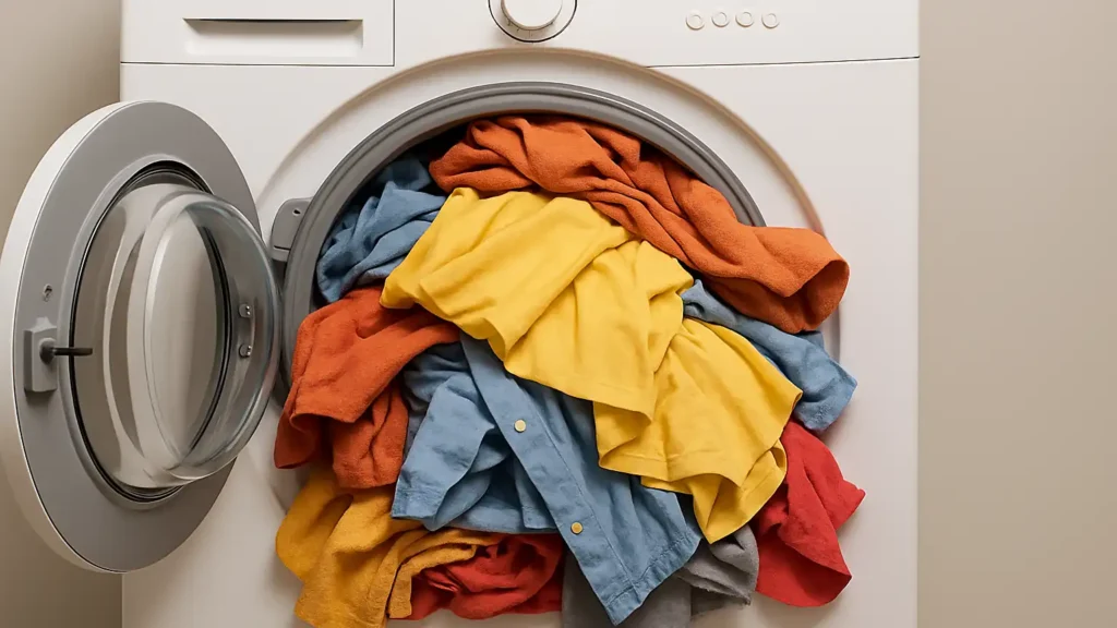 چیدن نامناسب لباس‌ها یا اضافه کردن بیش از ظرفیت دیگ