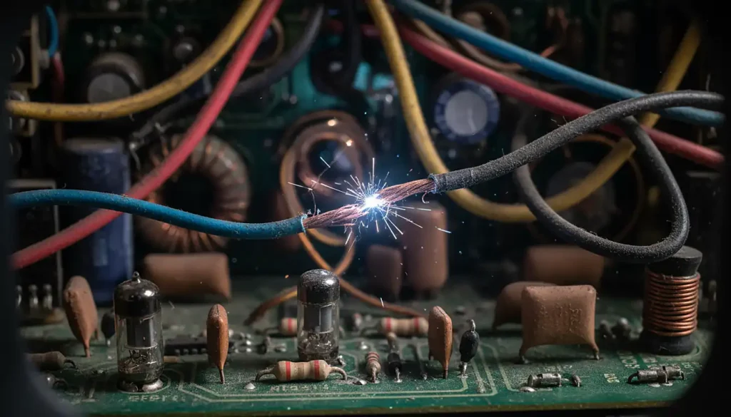 اتصال کوتاه یا سیمکشی معیوب