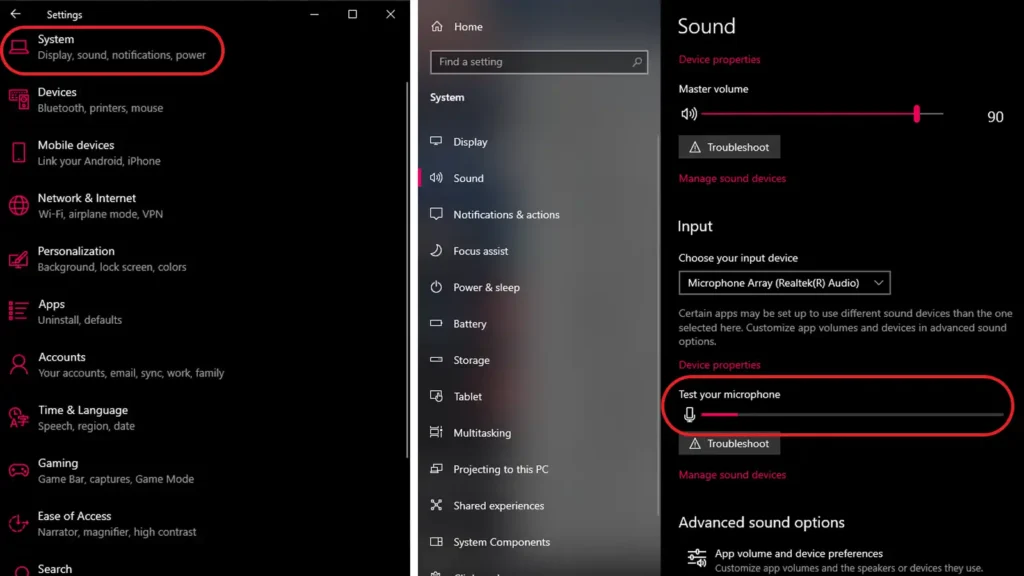 تست میکروفون
